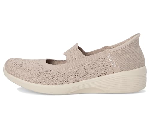 Skechers Modern Comfort Women's Women's Arya-Oh, So Sweet Hands Free Slip-Ins Mary Jane Flat, Taupe, 5.54
