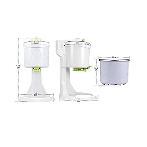 WJYLM Eismaschine, automatische Haushalts-Eismaschine, schnell, leicht zu reinigen, glatt, für Kinder, Gefrorene… – Bild 6