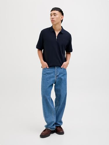 JACK & JONES Jjeaustin Zip Polo Ss Noos 3