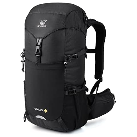 SKYSPER Mochila de Senderismo con Cubierta de Lluvia Cover