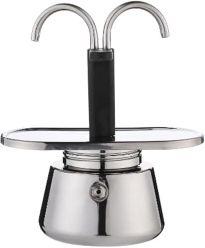 AZIEBAY 屋外用ステンレス製モカポット イタリアンDIYカテーテル アウトドアキャンプ