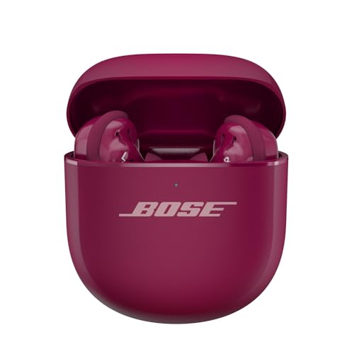 Image of Bose QuietComfort Ultra Earbuds (2nd Gen) - Wireless Noise Cancelling Earbuds with Mic, Immersive Audio, USB-C Charging, Up to 6 Hours Battery, IPX4 Rating, Deep Plum - Limited Edition Color