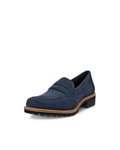 Mocassins ECCO Femme Elaina en cuir noir confort