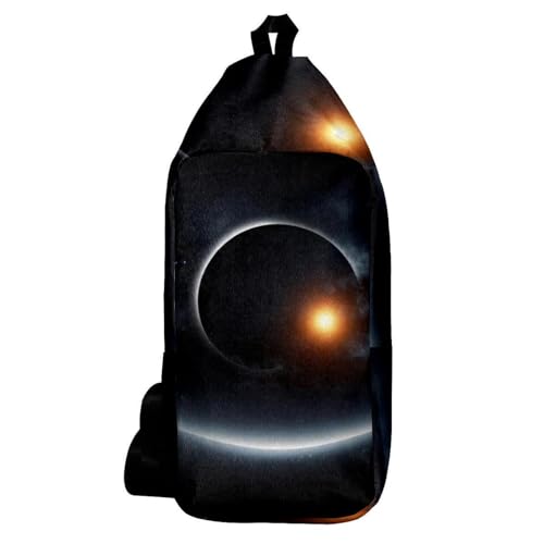 Sac à dos à bandoulière éclipse compact et ergonomique 16x36cm