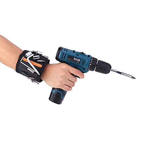 10 polsiere magnetiche, cintura per attrezzi, in