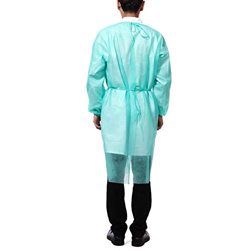 Suruc - Security Protection Clothes, Disposable Bandage Coveralls Surgical Gown, Dust-proof Isolation Clothes Labour Suit(Green)