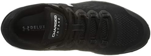 Under Armour Women's Charged Intake 4 Running Shoe, Black (003)/White, 12 M US | Image 4