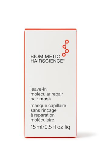 Molecular Repair - Mascarilla capilar sin enjuague, 15 ml, cuidado acondicionador profundo para cabello teñido, seco y dañado, restaura la fuerza, el brillo y la suavidad