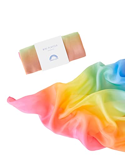 Sarah's Silks Enchanted Mini Playsilks | Creative Waldorf Toys for Open-Ended Play (Rainbow)