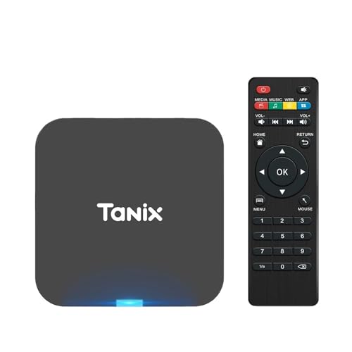 Caja de TV inteligente Tanix TX1 con Android 10.0, procesador Allwinner H313, compatible con 4K, wifi 2.4G, 2 GB de ROM, 16 GB y 8 GB, multiidioma.(2G16G IR3l Remote)