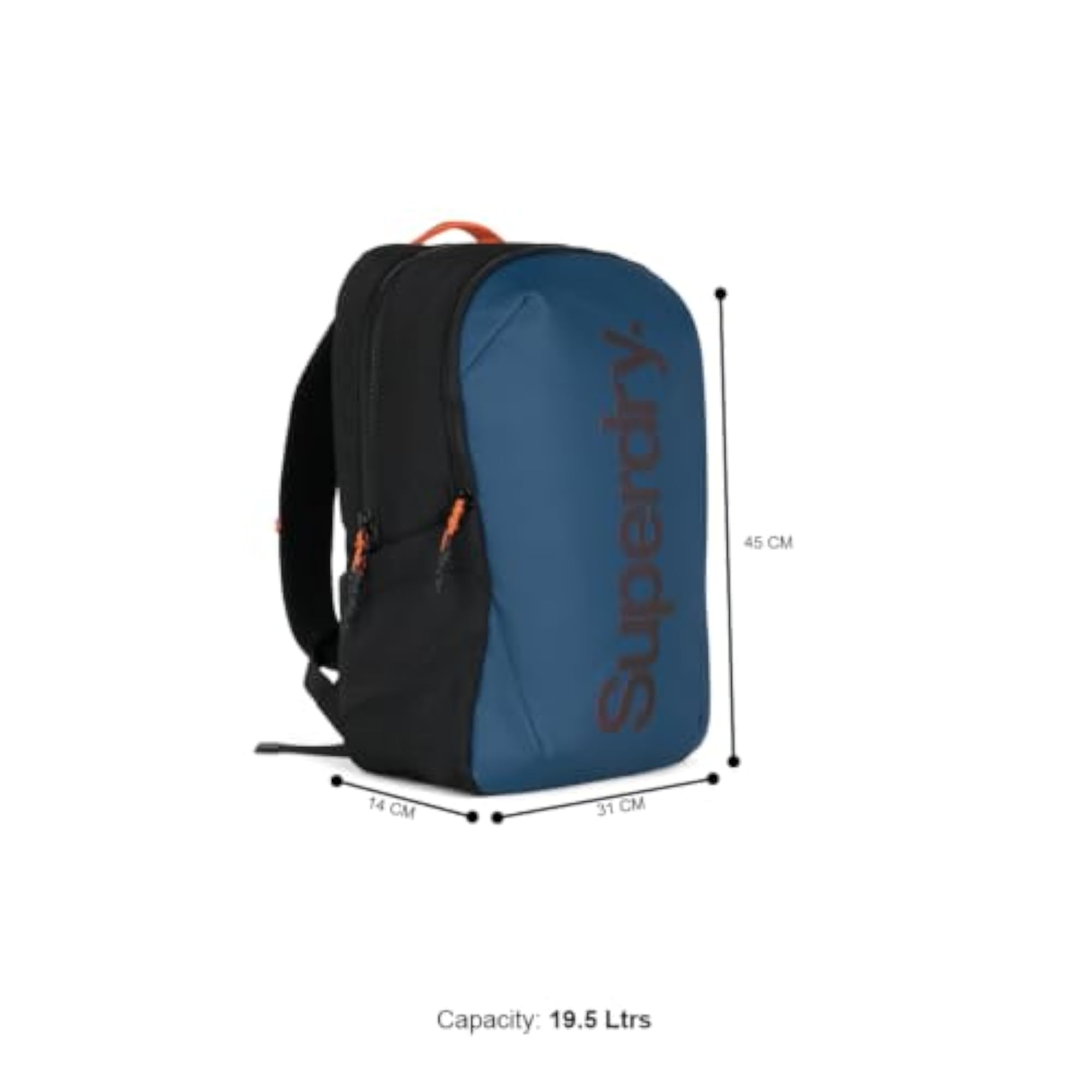 Unisex Spector Laptop Backpack in Navy