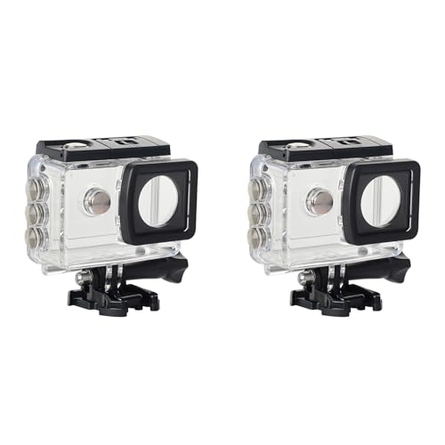 Boîtier étanche SJ5000 de plongée 30M compatible avec modèle WIFI et Elite en lot de 2