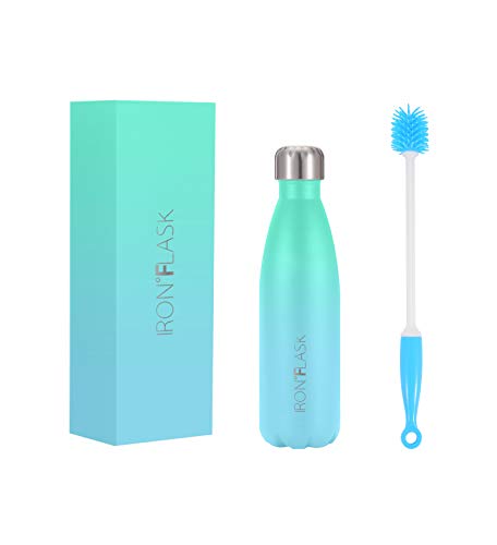 IRON °FLASK Retro Water Bottle - 17 Oz, Vacuum Insulated Stainless Steel, Hot