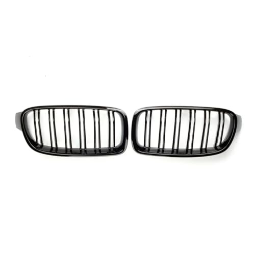 Parrillas riñón negras brillantes para Serie 3 F31 F35 F80 2012-2019 de parachoques delantero