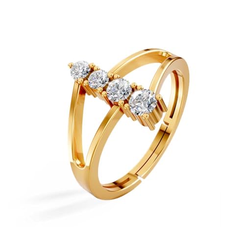 Image of Miss Highness 925 Silver Solitaire Ring for Women and Girls | Elegant Adjustable Design | Silver Jewellery With Authenticity Certificate | Gift for Girlfriend Wife | Everyday Wear Ring