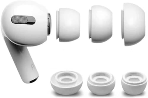 3 Pares Borracha Compatível Com AirPods Pro Com Tela P M G Kit de Reposição de Borrachinhas de Fone