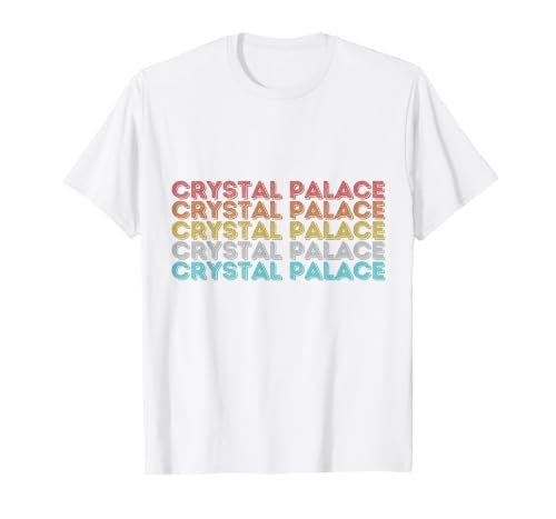 Vintage Retro Crystal Palace T-Shirt, Men, White, 3X-Large