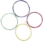 Baritone Ukulele Strings, 4pcsset Ukulele Strings with Nylon Material Ukulele Strings Tenor Ukulele Strings for Beginners and Skilled Enthusiasts (Black) (Multicolor)
