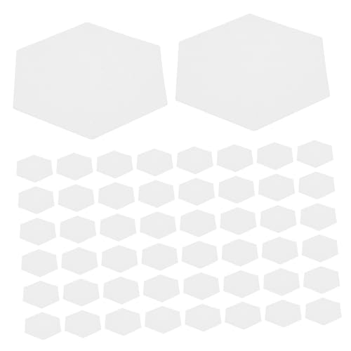Angoily 300 Stück Quilting Paper Templates Hexagon DIY Patchwork Schablonen Flexible Papiervorlagen für Nähen Basteln und Handarbeiten Praktisches Quilt Zubehör für Hobby Näher