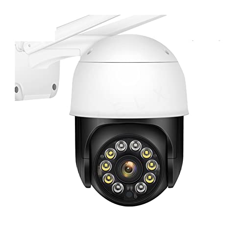 AUBEST Kits de vigilancia DVR, Cámara de videovigilancia Cámara de Seguridad 1080P Exterior 5MP CCTV inalámbrico PTZ Cámara IP Detección de Movimiento Seguimiento AI,CCTV al Aire Libre(5MP Camera)