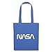 Spreadshirt NASA Logo Stoffbeutel, Hellblau