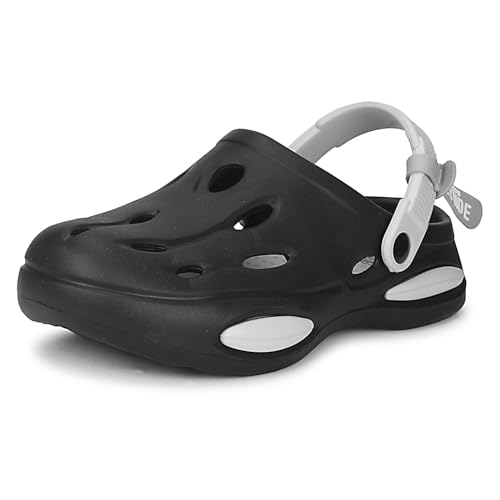 Image of Kraasa Glide Gear Men's Eva Casual Clogs for Everyday use | Sandals with Adjustable Back Strap | Lightweight, Comfortable | Stylish and Waterproof Mules