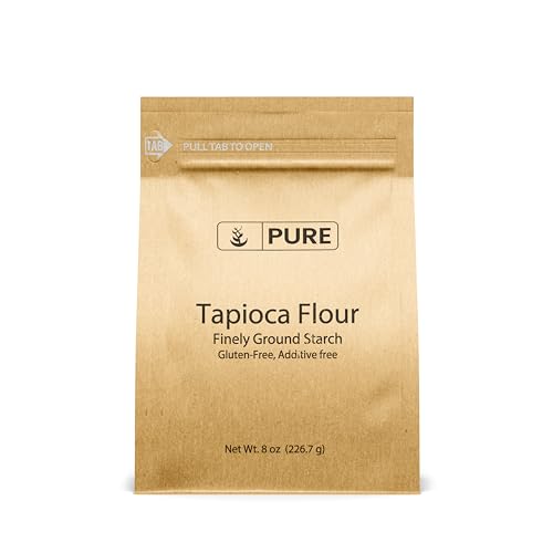 Pure Original Ingredients Tapioca Starch (8 Oz) Gluten-free, Non-gmo, Kitchen Staple, Tapioca Flour
