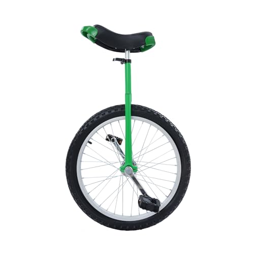 Image of DYNAMI Unicycle with Excellent Steel Frame,Leakproof Tire,Adjustable Height,Curved PU Seat,Mute Bearing,Anti-Slip Designs,for Outdoor Sports Fitness Exercise