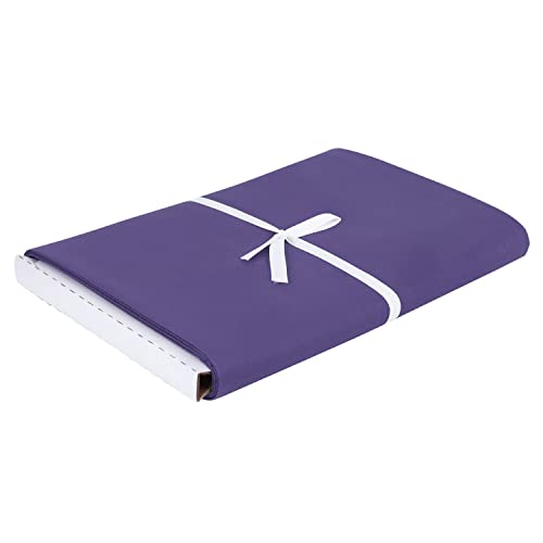 Craftido 100% Cotton Fabric by The Metre 112cm Wide x 280cm Extra Long -Medium Weight 145g- for Quilting, Sewing, Dressmaking, Bedding, Lining, Arts & Crafts - Gentian Violet