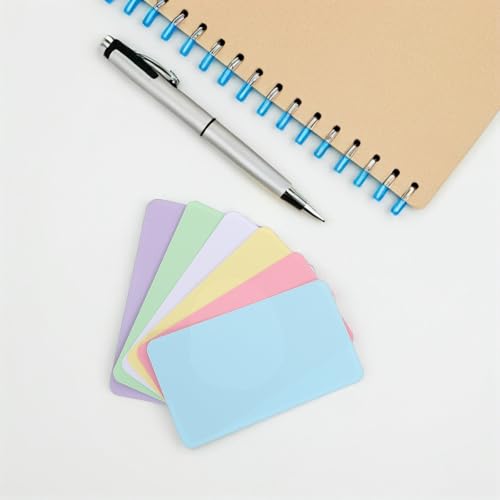 Carnet de mots manuscrits 600 pièces avec cartes vierges et boîtes de notes