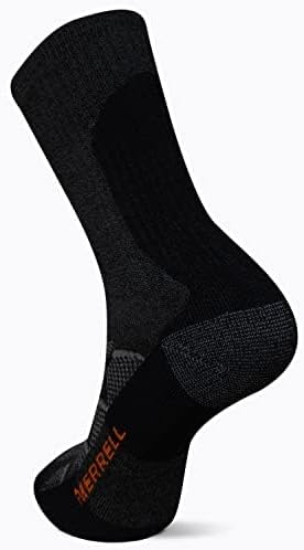 Merrell Men's and Women's MOAB Hiking Midweight Cushion Socks - Unisex Coolmax Moisture Management and Arch Support - Image 2