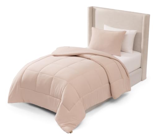 UGG Leonora Twin Comforter Set Lightweight 2-Piece Pink Quartz