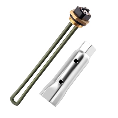 CozyCabin 520900 RV Water Heater Element Kit for Suburban SW4DE SW6DE SW6DEL SW10 SW10DE SW10PE SW12DE SW12DEL Suburban Rv Water Heater Parts, 120V 1440W, Heating Element with Wrench Socket by CozyCabin - Used condition - US$21.39