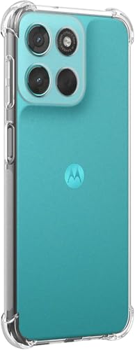 Image of Bumper Back Cover Case Transparent for Motorola G67 Power,Motorola G57 Power|Four Corners Protection|Camera Protection Back Cover Case -Transparent