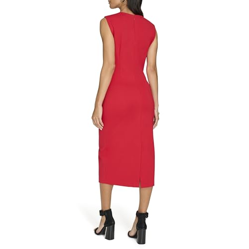Image of Calvin Klein Women's Midi Sleeveless Dress