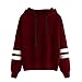 G-Anica Kapuzenpullover Damen Sweatshirt Langarm Rundhals Tumblr Pullover Hoodie Sport Casual mit Kapuzen Sweatjacke Oberteile