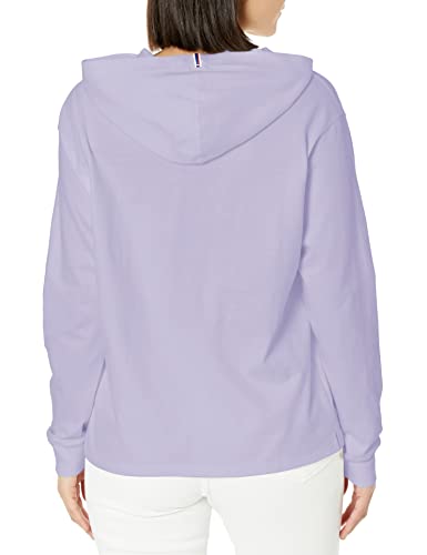 Champion Womens Middleweight Jersey Hoodie, Graphic Script Hooded Sweatshirt, Urban Lilac-586Fta, Medium Us #TOP1