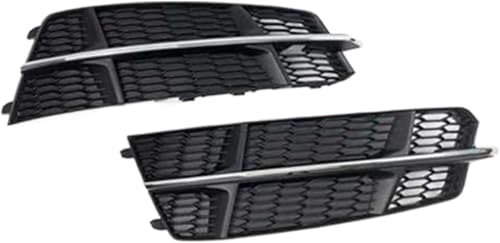 Grille de protection antibrouillard pour A6 C7 S6 réparer pare-chocs avant cassé noir argent
