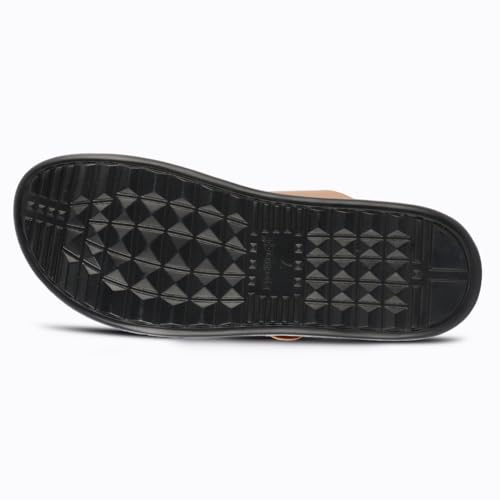 Image of Medifeet Men's Toe-Ring Leather Highway Sandals