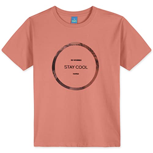 Camiseta Stay Cool, Hapier, Meninos, Laranja, 12