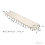 HOLGVE Półka na Kaloryfer do Domu, Półka Grzewcza na Kaloryfer, Maksymalizuje Przestrzeń do Przechowywania Dekoracji(Wit,11.8x4.7in/30x12cm)