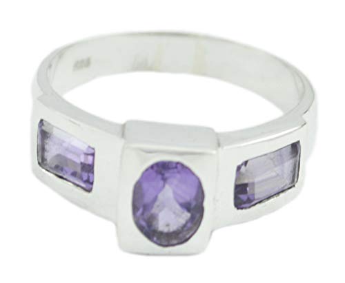 Bague violette en argent 925 RIYO habituel accessoire idéal pour vos soirées