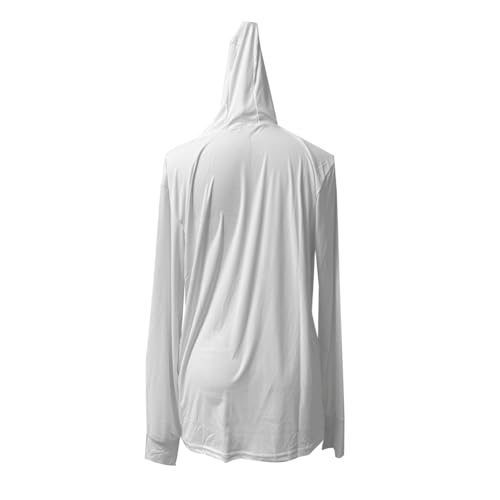 Hooded Sun Shirts for Men with Mask Fishing Shirts for Men Long Sleeve Upf 50 Rash Guards Cooling Hoodies Hiking Tops4