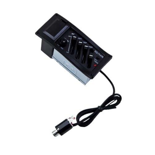 BESPORTBLE Band Eq Guitar Pickup with Cable Compact Instrument Accessory for Acoustic Guitar Lightweight Design Easy Installation