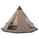Tipi Zelt CampFeuer Spirit für 4 Personen in Braun