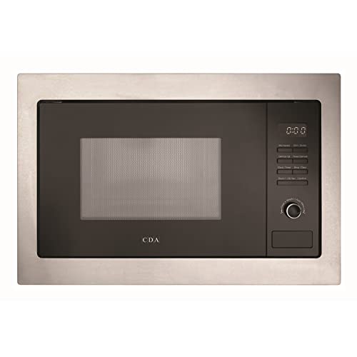 CDA 25L 900W Built-in Microwave with Grill - Stainless Steel