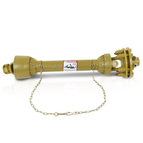 PIT66 PTO Shaft 6 Spline Both Ends 1-3/8 PTO Drive Shaft Series 4 Tractor PTO Driveline Shaft 31.5-41 PTO Shaft w/Slip Clutch Fit for Mowers Rotary Tillers Tractors