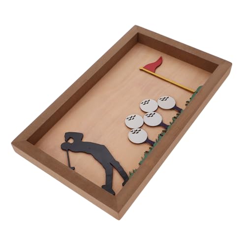 Décor intérieur élégant original bois golf plaque table - 2