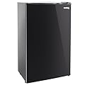 RecPro RV Stainless Steel or Black Refrigerator (Black, 3.3 Cubic Foot)