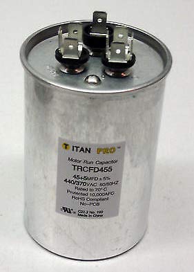 Amazon.com: New TitanPro TRCFD455 HVAC Round Dual Motor Run